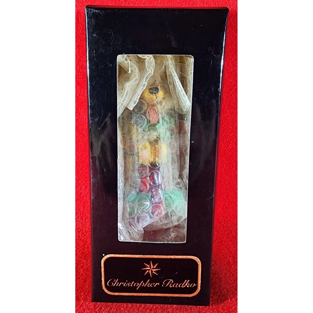 Christopher Radko 1996 NOEL PLUTO Disney Mickey & Co Ltd Edition with tag & Box
